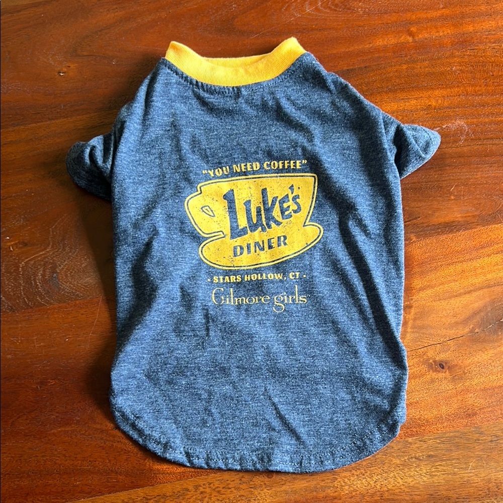 Gilmore girls “Luke’s diner” Dog tee.